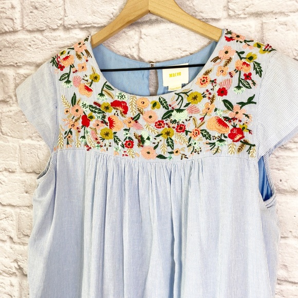 Anthropologie Maeve Chrissy Embroidered Dress - Picture 4 of 9